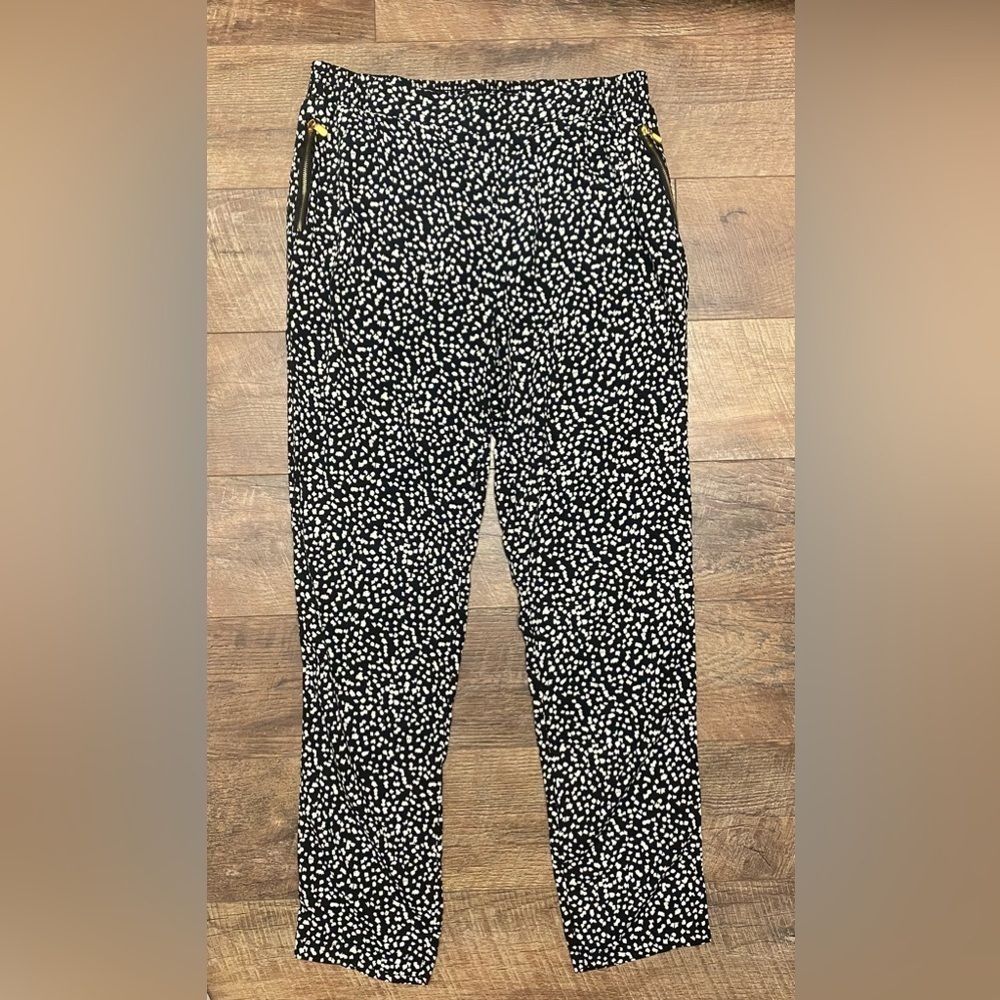 Kut From The Kloth 100% Rayon Pull On Pants W/ Zippers Size Medium